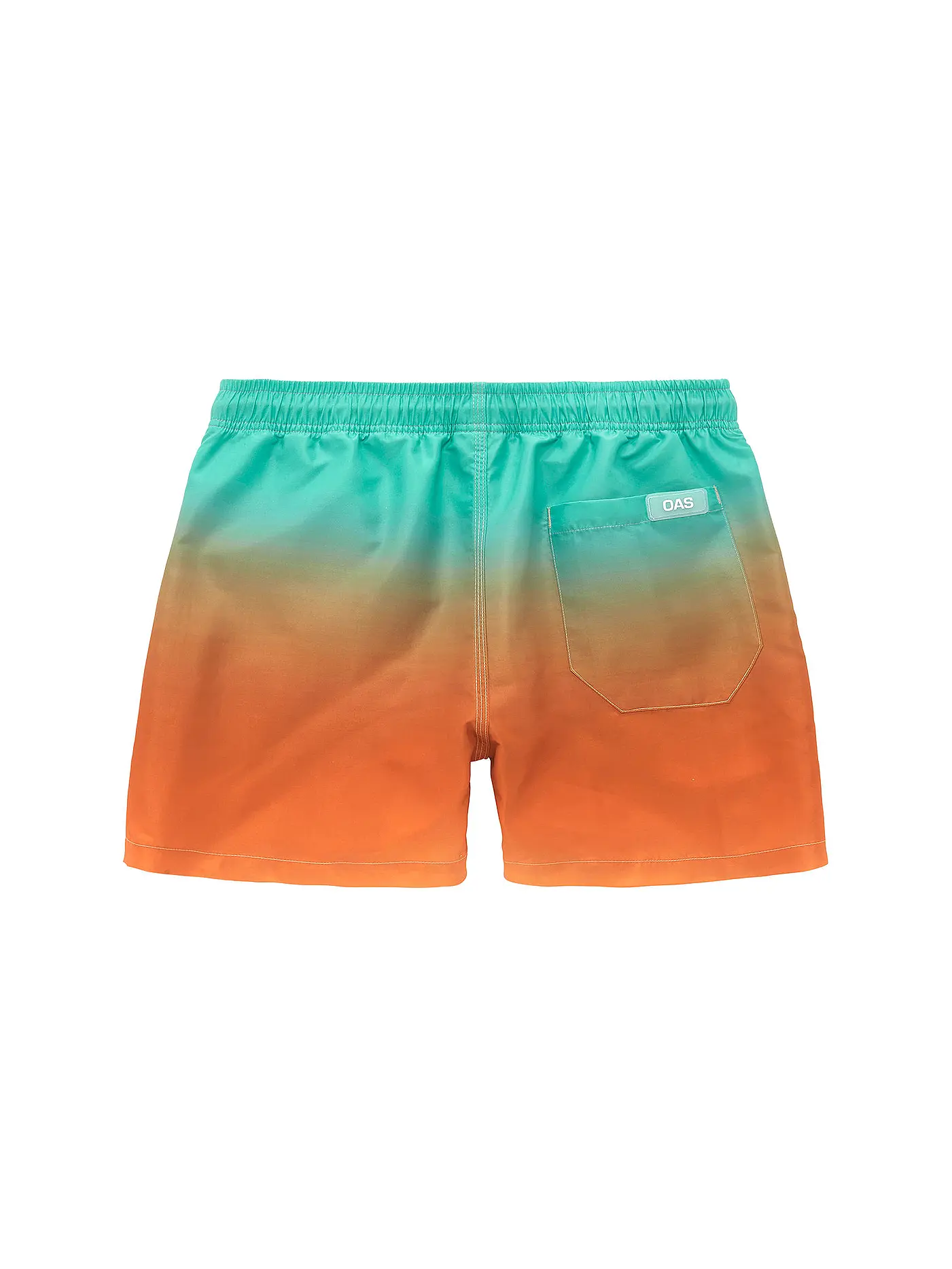 OAS | Badeshorts GREEN SQUIGGLE | bunt